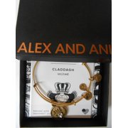 Alex and Ani Charity By Design, Claddagh Rafaelian Gold Bangle Bracelet