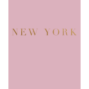 Cities of the World in Blush: New York: A decorative book for coffee tables, bookshelves and interior design styling - Stack deco books together to create a custom look (Paperback)