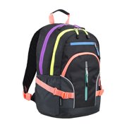 Eastsport Multi-Purpose Dynamic School Backpack, Black/Neon